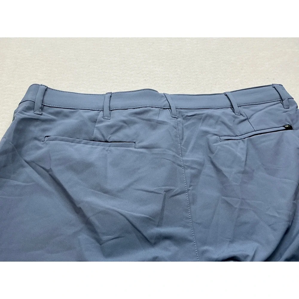 Banana Republic Performance Pants Blue Gray 40x30 Straight Leg Polyester‎ Chino